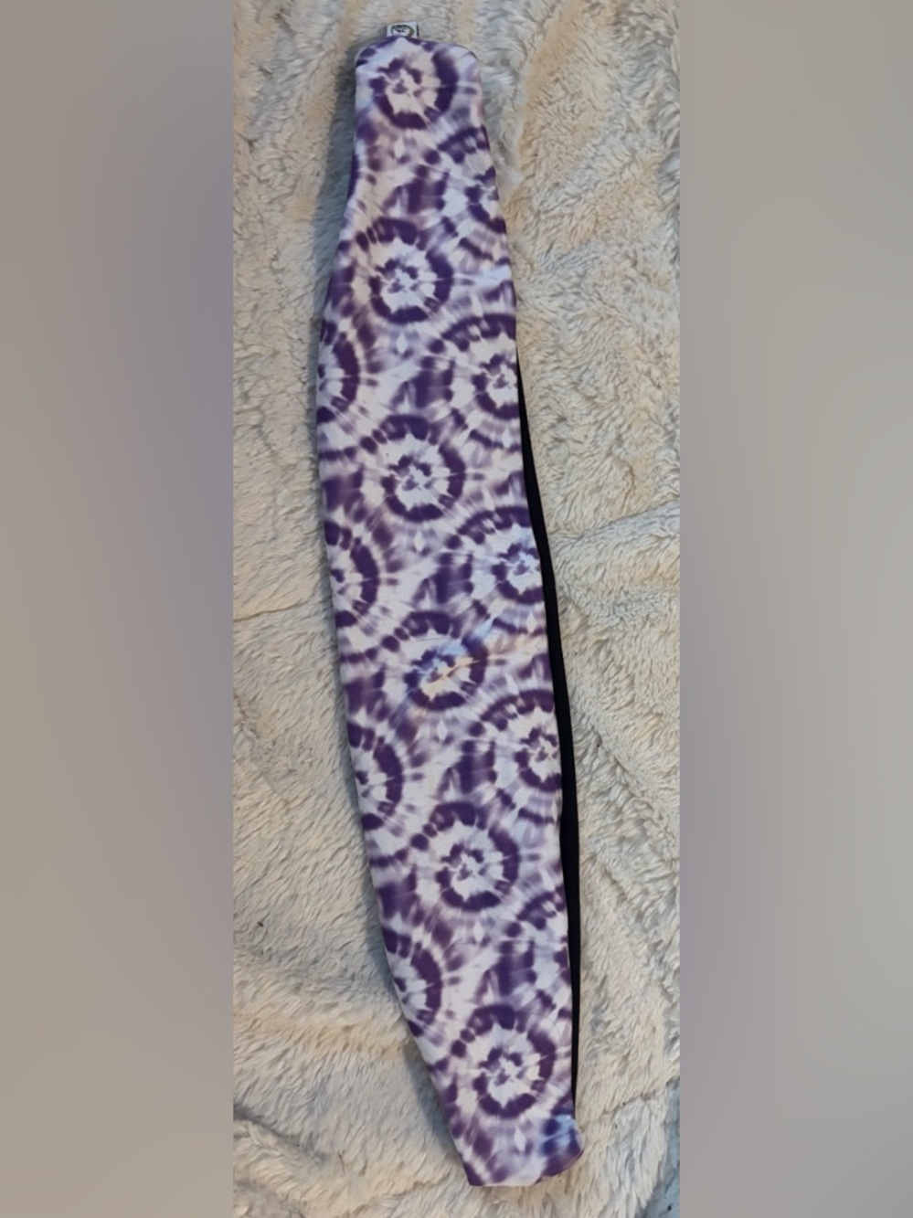 The Sassy Olive Twisty Purple Tie-Dye Design Headband NWOT - Picture 2 of 5